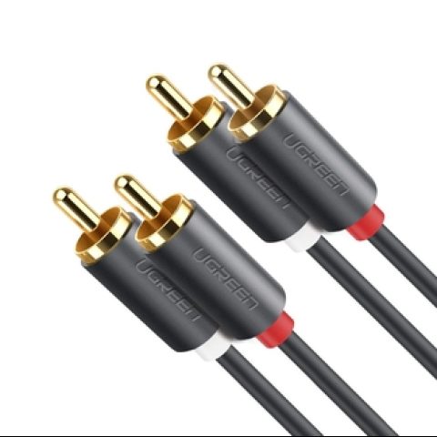 Ugreen 10520 аудио кабель 5 m 2 x RCA Черный