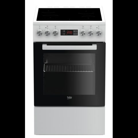 Beko FSM 57300 GW Brīvi stāvoša plīts Keramika Balts