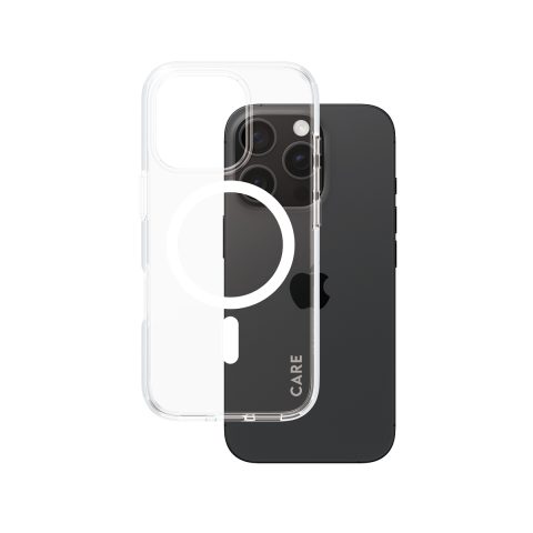 Panzer Glass PanzerGlass CARE™ by ® Urban Combat Case Transparent w. White MagSafe iP…