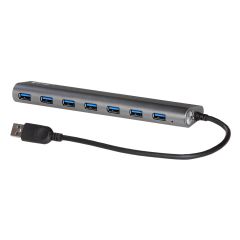 I-tec 3HUB778UK USB 3.2 Gen 1 (3.1 Gen 1) Type-A 5000 Мбит/с Серебристый