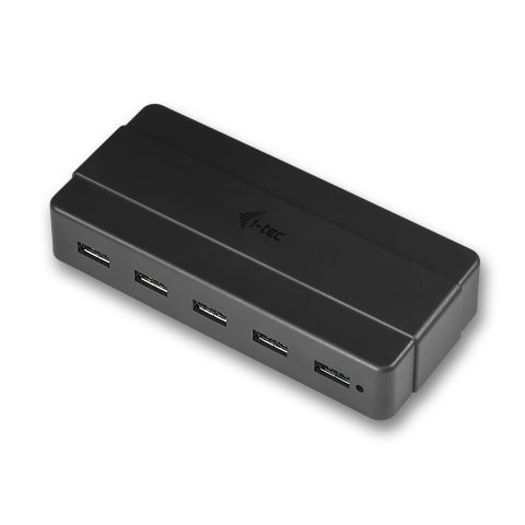 I-tec U3HUB742 хаб-разветвитель USB 3.2 Gen 1 (3.1 Gen 1) Type-B 5000 Мбит/с Ч…