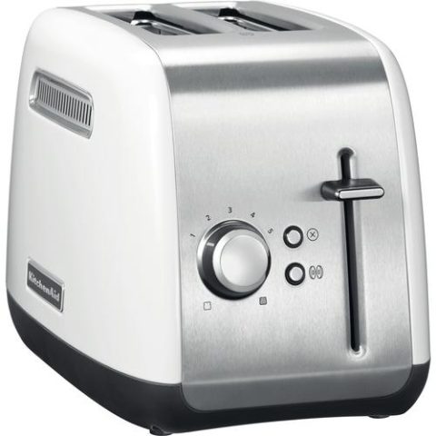 KitchenAid 5KMT2115EWH 5 2 šķēle (-s) 1100 W Nerūsējošs tērauds