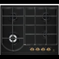 Electrolux EGH6343ROR Melns Iebūvēts 60 cm Gāzes 4 zone(s)