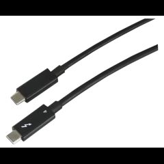 Lenovo 4Z51A40455 Thunderbolt kabelis 2 m 40 Gbit/s Melns