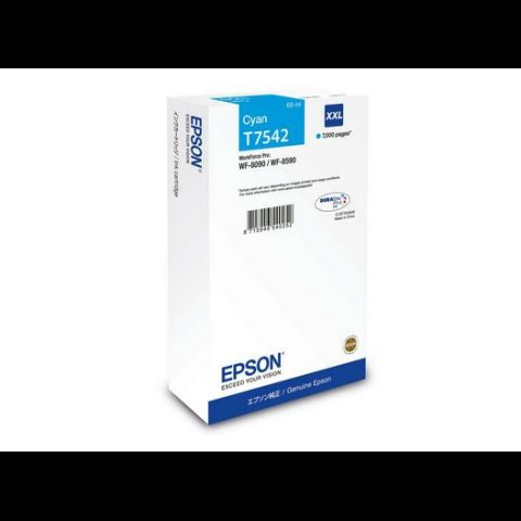 Epson T7542 tintes kārtridžs 1 pcs Oriģināls Augsta (XL) produktivitāte Tirkīz…