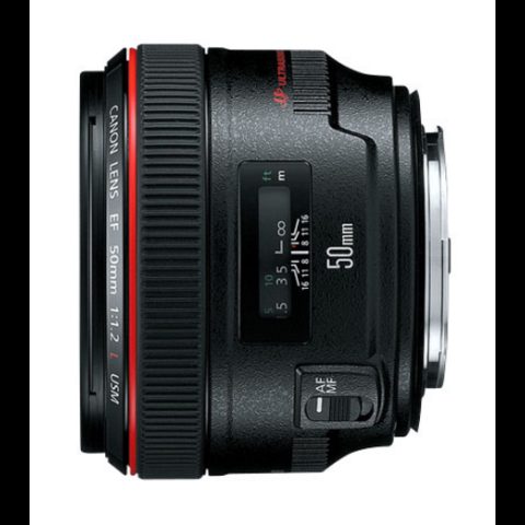 Canon EF 50mm f/1.2L USM Melns