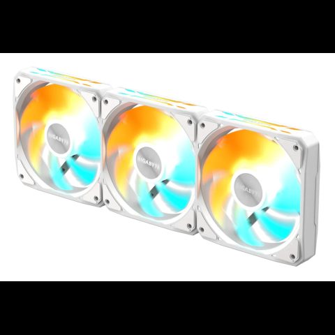 Gigabyte GP-GBT EZFAN1203 ICE computer cooling system Computer case Fan 12 cm Whi…