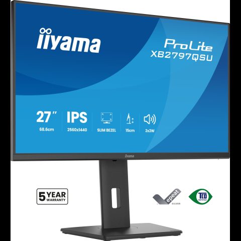 Iiyama ProLite XB2797QSU-B1 computer monitor 68.6 cm (27") 2560 x 1440 pixels Q…