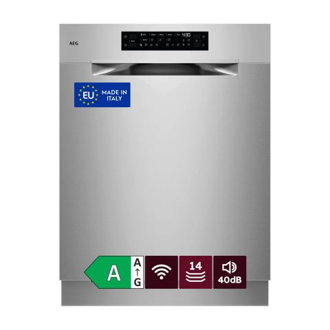 AEG GU8200A2SGM Daļēji iebūvēts 14 vietas