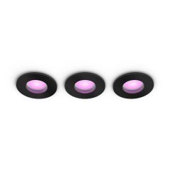Philips Hue White and colour ambience Three-pack Xamento recessed spotlight