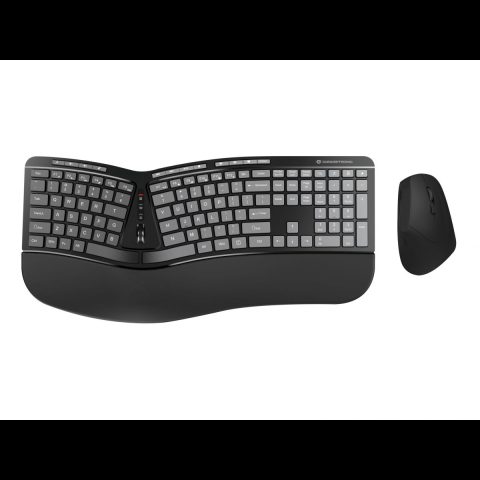 Conceptronic ERGO Wireless Ergonomic Keyboard & Mouse Kit