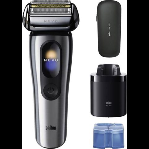 Braun NEVO 917667 vīriešu skuveklis Sietiņa skuveklis Trimmeris Sudrabs