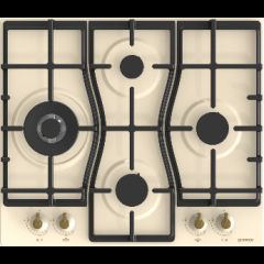 Gorenje GW6D42CLI hob Beige Built-in 60 cm Gas 4 zone(s)