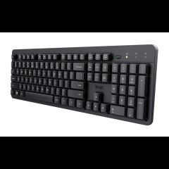 Trust Ody II tastatūra Birojs RF Bezvadu QWERTZ Vācu Melns
