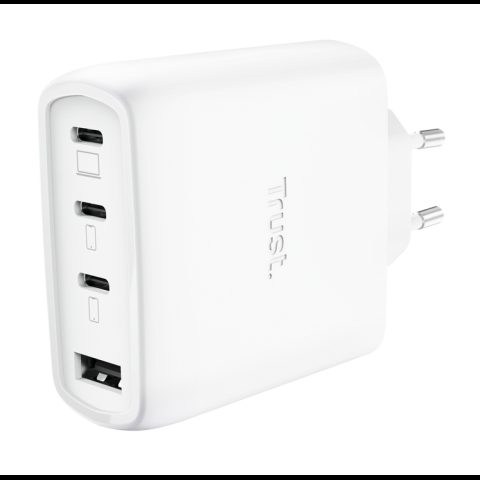 Trust Maxo 65W Universāls Balts AC Ātrā uzlāde Iekštelpas
