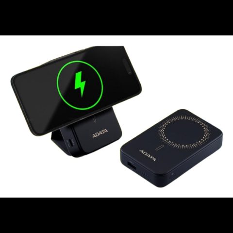 ADATA PR100-12BK ārējais akumulators Litija polimērs (LiPo) 10000 mAh Bezvadu…