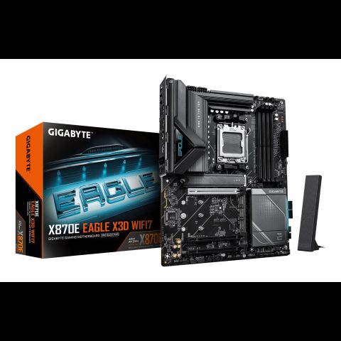 Gigabyte X870E EAGLE X3D WIFI7 Motherboard - Supports AMD Ryzen 9000 CPUs