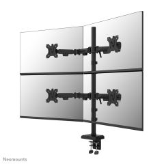 Neomounts DS60-600BL2-2 Quadruple monitor arm 10-32"