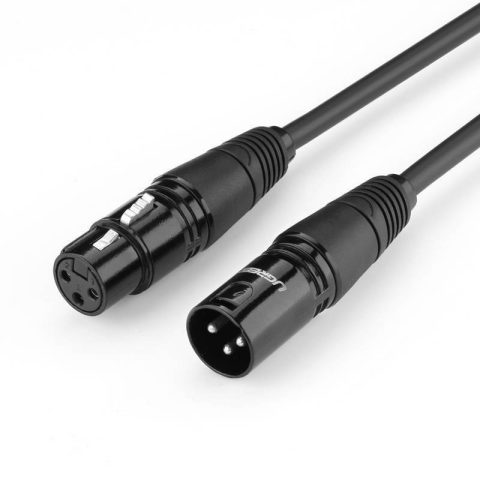 Ugreen AV130 аудио кабель 3 m XLR Черный