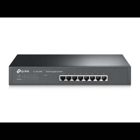 TP-Link TL-SG1008 сетевой коммутатор Неуправляемый Gigabit Ethernet (10/100/1000…