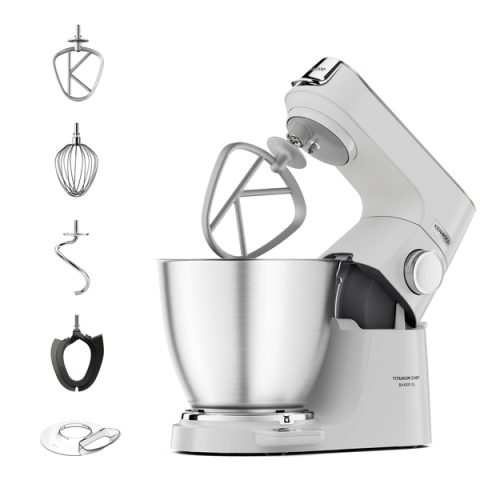 Kenwood Titanium Chef Baker XL pārtikas pārstrāde 1200 W 7 L Balts Iebūvēti svar…