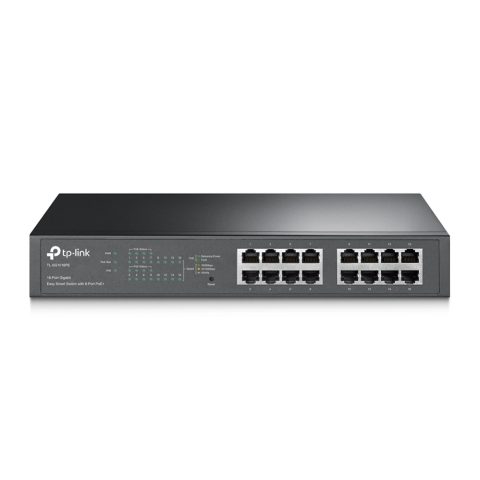 TP-Link TL-SG1016PE tīkla pārslēgs Vadīts L2 Gigabit Ethernet (10/100/1000) Powe…