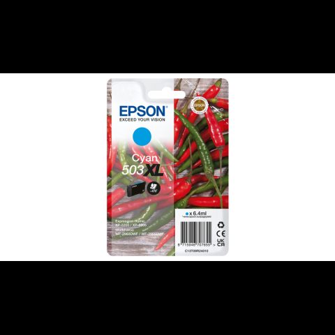 Epson 503XL tintes kārtridžs 1 pcs Oriģināls High (L) Yield Tirkīzzils