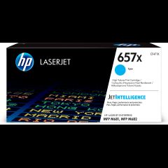 Hewlett Packard (HP) HP 657X High Yield Cyan Original LaserJet Toner Cartridge