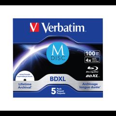 Verbatim 43834 blank Blu-Ray disc BDXL 100 GB 5 pc(s)