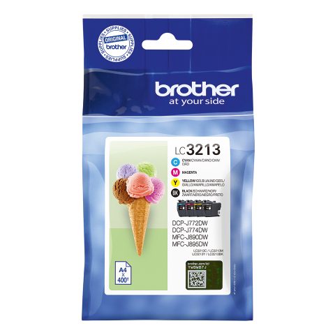 Brother LC3213VAL струйный картридж 4 шт Подлинный Высокая (XL) Черный