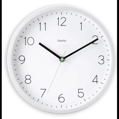 Hama Menorca Radio-controlled clock Round White