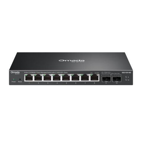 TP-Link ES210X-M2 tīkla pārslēgs Vadīts 2.5G Ethernet (100/1000/2500) Uzstādīšan…