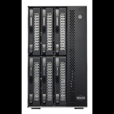 Terramaster D6-320 disk array Desktop Black
