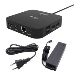 I-tec USB-C Dual HDMI Docking Station with Power Delivery 100 W + Universal Ch…