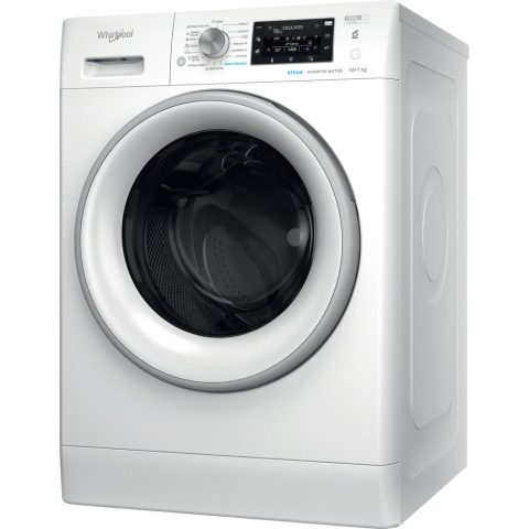 Whirlpool FFWDD 1076258 SV EE veļas žāvētājs Brīvi novietots Ielādēšana no priekša…