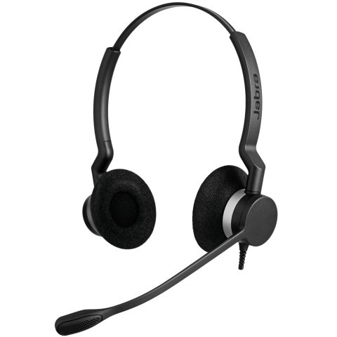 Jabra Biz 2300 Austiņas Vadu Birojs / zvanu centrs Bluetooth Melns