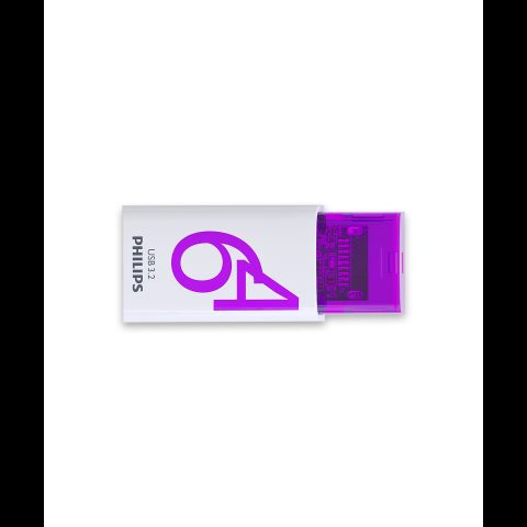 Philips Click USB flash drive 64 GB USB Type-C 3.2 Gen 1 (3.1 Gen 1) Violet