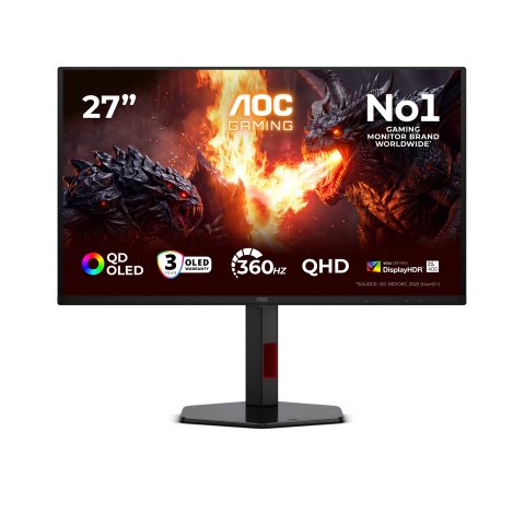 AOC G4 Q27G4SDR computer monitor 67.3 cm (26.5") 2560 x 1440 pixels Quad HD…