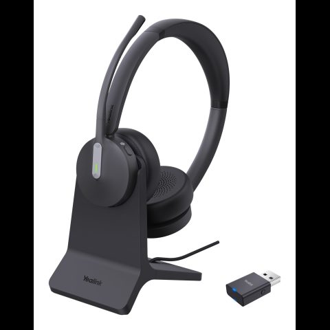 Yealink WH64 Hybird Dual with Charging Stand Teams Austiņas Bezvadu Birojs / zva…