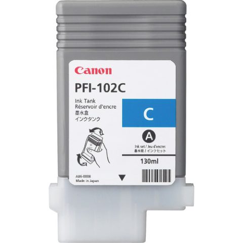 Canon PFI-102C струйный картридж Подлинный Голубой